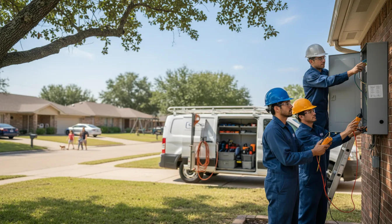 Certified electrician providing emergency electrical services in Darden, TN